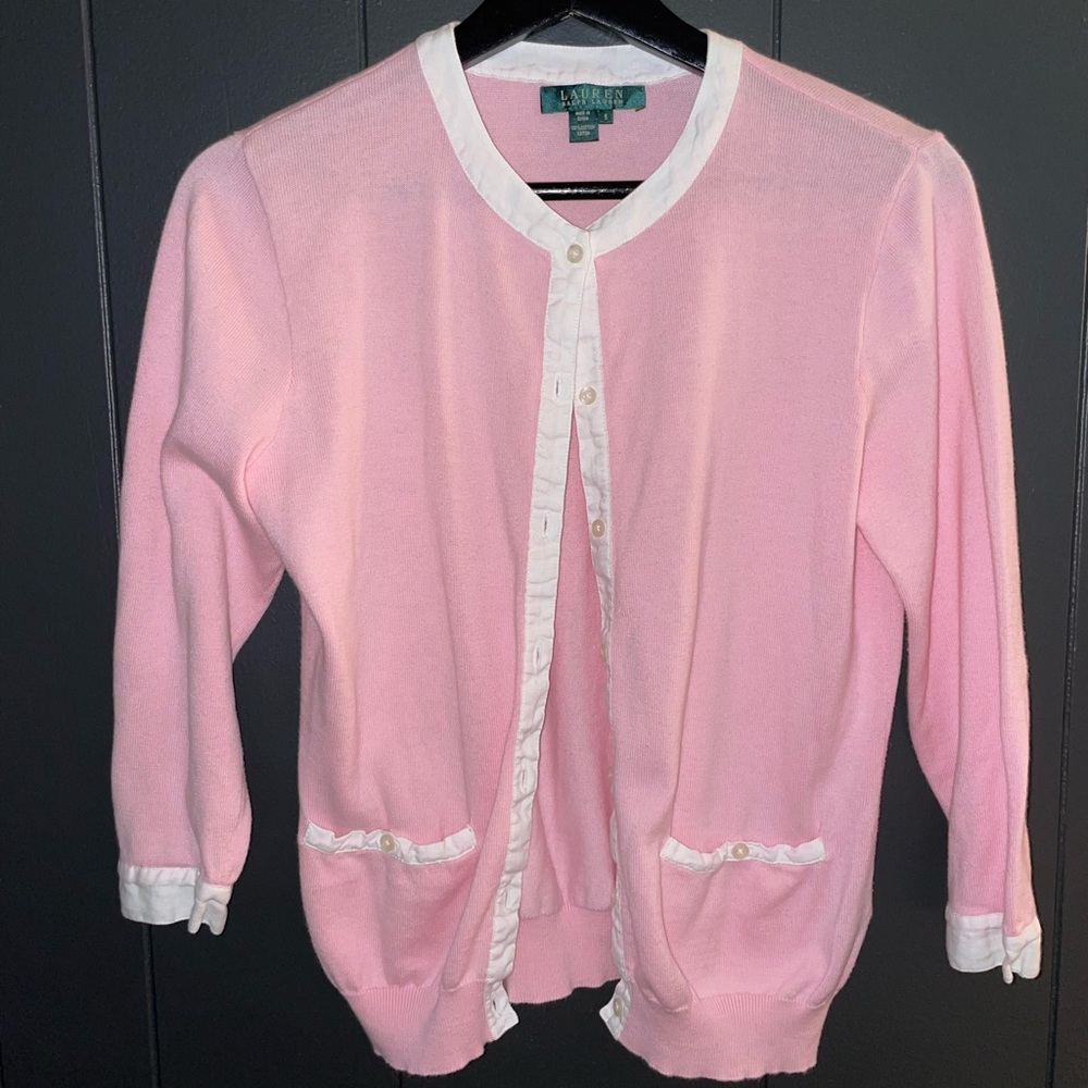 Lauren Ralph Lauren Pink Cardigan